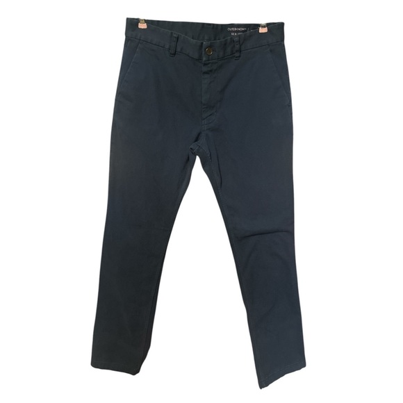 Outerknown SEA Legs Slim Chino Pants Navy Blue Casual Stretch Cotton Comfy - Picture 1 of 9
